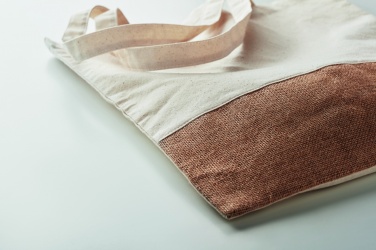 Logotrade mainostuote tuotekuva: Puuvilla juuttikassi